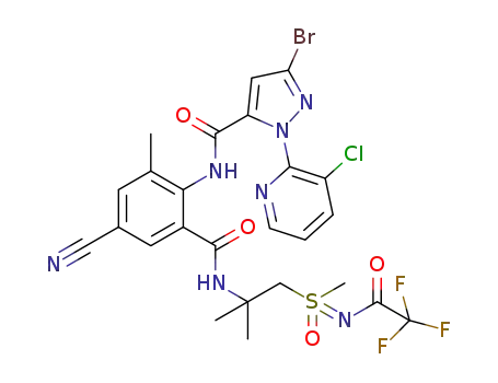 C<sub>25</sub>H<sub>22</sub>BrClF<sub>3</sub>N<sub>7</sub>O<sub>4</sub>S