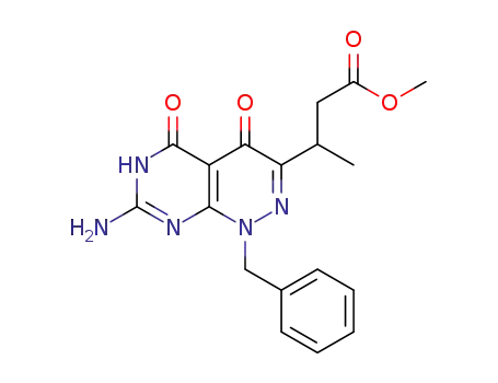methyl 3-(7-amino-1-benzyl-4,5-dioxo-1,4,5,6-tetrahydropyrimido[4,5-c]pyridazin-3-yl)butanoate