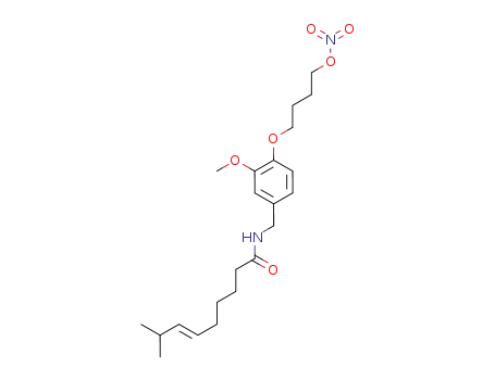 N-(3-methoxy-4-(4-nitrooxybutyl)oxybenzyl)-8-methylnon-6-enoylamine