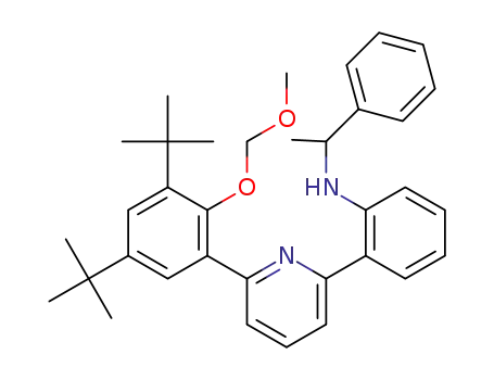 2-(6-(3,5-di-tert-butyl-2-(methoxymethoxy)phenyl)pyridin-2-yl)-N-(1-phenylethyl)aniline
