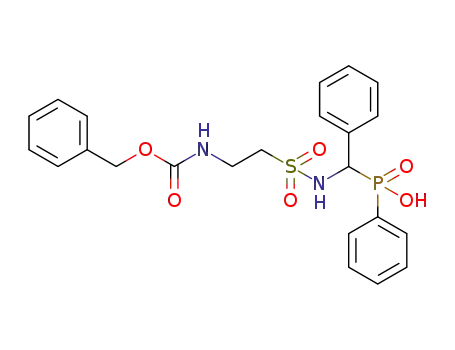 phenyl[N-[N-benzyloxycarbonylaminoethanesulfonyl]-1-amino(phenyl)methyl]phosphinic acid