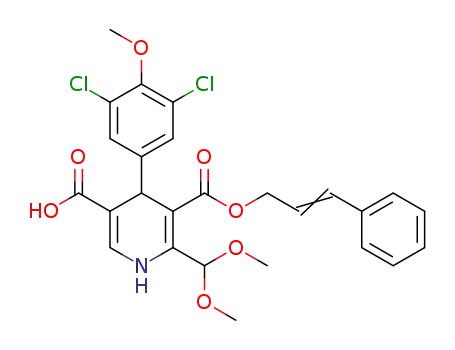 C<sub>26</sub>H<sub>25</sub>Cl<sub>2</sub>NO<sub>7</sub>