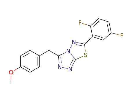 C<sub>17</sub>H<sub>12</sub>F<sub>2</sub>N<sub>4</sub>OS
