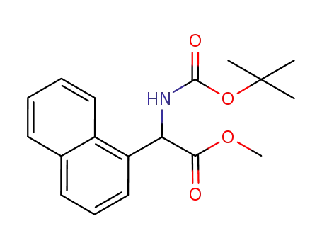 (+/-)-N-tert-butoxycarbonyl-α-1-naphthylglycine methyl ester