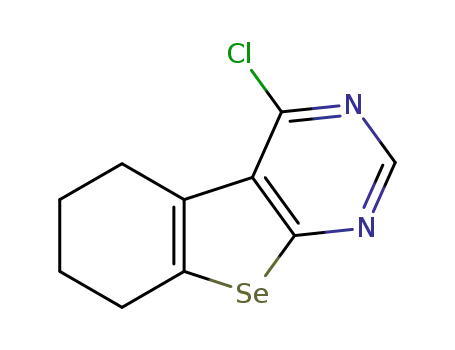 Molecular Structure of 1380809-63-1 (4-chloro-5,6,7,8-tetrahydrobenzo[1,2-b]pyrimidino[5,4-d]selenophene)