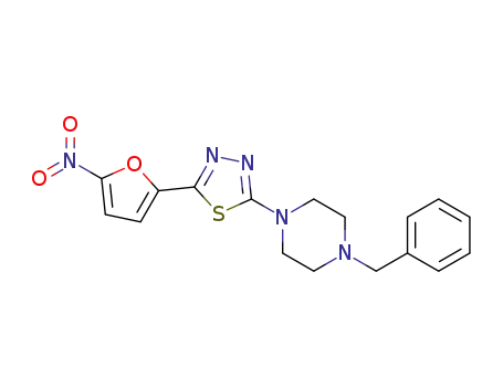 1-benzyl-4-[5-(5-nitrofuran-2-yl)-1,3,4-thiadiazol-2-yl]piperazine