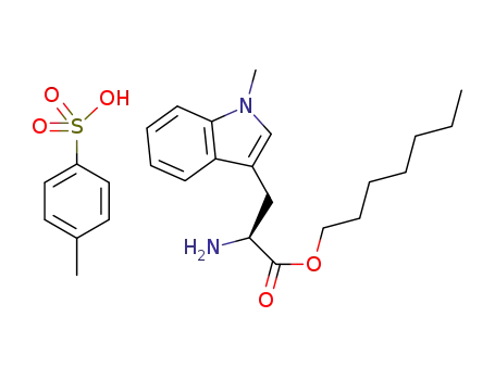 N-in-methyl-L-tryptophan n-heptyl ester tosylate