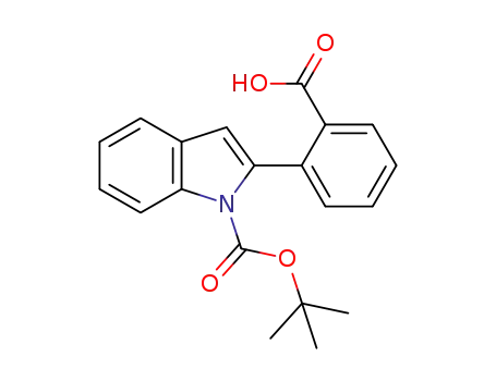 2-[N-(tert-butoxycarbonyl)-1H-indol-2-yl]benzoic acid