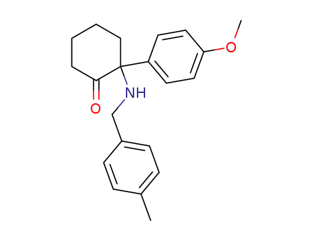 2-(p-methylbenzylamino)-2-p-methoxyphenylcyclohexanone