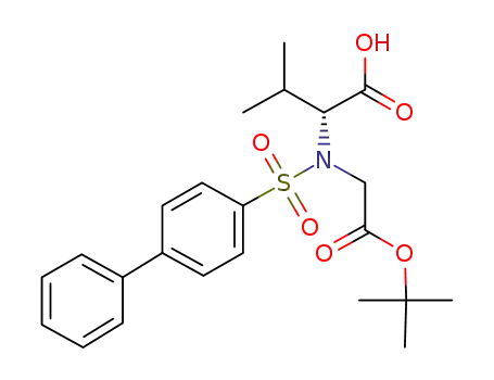 N-(4-biphenylsulfonyl)-N-tert-butoxycarbonylmethyl-D-valine