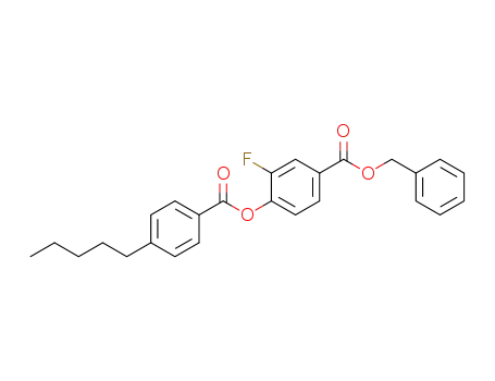 benzyl 4-(4-pentylbenzoyloxy)-3-fluorobenzoate