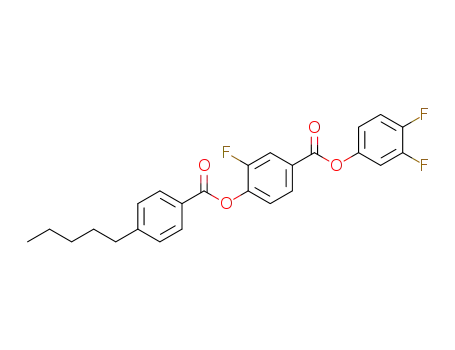 3,4-difluorophenyl 4-(4-pentylbenzoyloxy)-3-fluorobenzoate