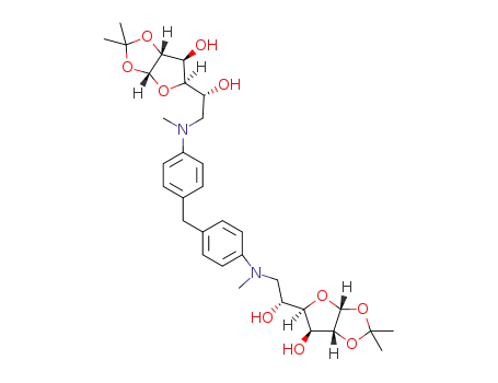6,6'-[N,N'-dimethyl-4'',4'''-methylenedianilino]bis-(1,2-O-isopropylidene-α-D-glucofuranose)