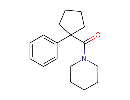 Piperidine, 1-((1-phenylcyclopentyl)carbonyl)-