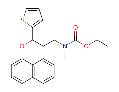 N-methyl-N-ethyloxyacyl-3-(1-naphthyloxy)-3-(2-thienyl)propylamine