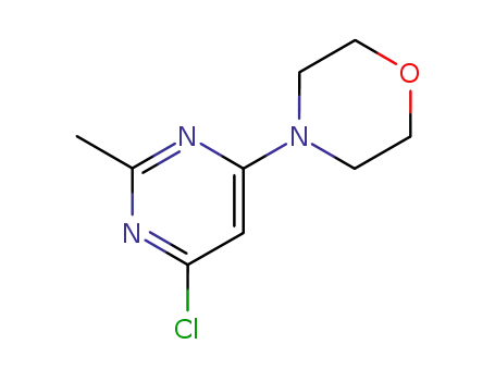 Molecular Structure of 22177-99-7 (4-(6-CHLORO-2-METHYLPYRIMIDIN-4-YL)MORPHOLINE)