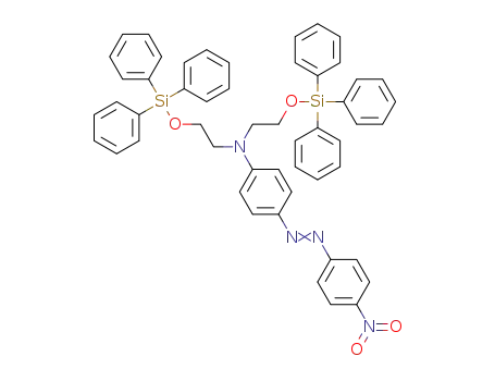 4-((4-nitrophenyl)diazenyl)-N,N-bis(2-(triphenylsilyloxy)ethyl)aniline