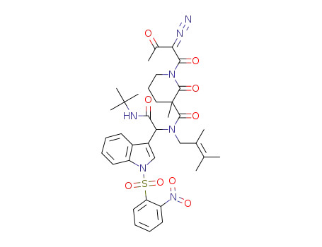 C<sub>37</sub>H<sub>43</sub>N<sub>7</sub>O<sub>9</sub>S