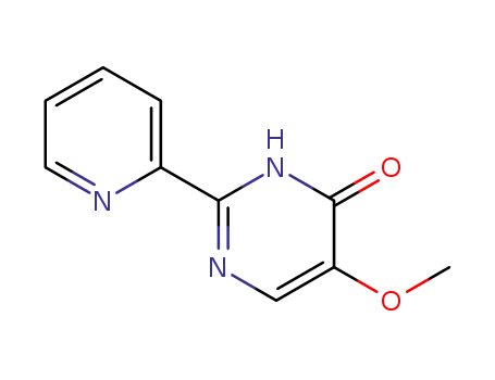 Molecular Structure of 321432-75-1 (5-METHOXY-2-(2-PYRIDINYL)-4-PYRIMIDINOL)