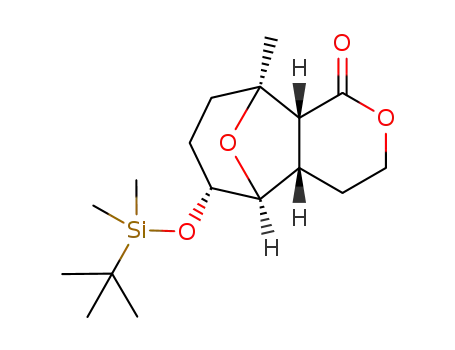(1S,2R,7S,8S,9R)-9-(tert-butyldimethylsilyloxy)-1-methyl-4,12-dioxa-tricyclo[6.3.1.0(2,7)]dodecan-3-one