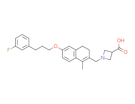 Molecular Structure of 847736-94-1 (C<sub>25</sub>H<sub>28</sub>FNO<sub>3</sub>)