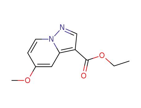 Molecular Structure of 99446-53-4 (5-METHOXY-PYRAZOLO[1,5-A]PYRIDINE-3-CARBOXYLIC ACID ETHYL ESTER)