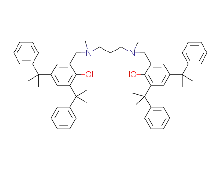 2,2'-[1,7-(N,N'-dimethyl-2,6-diazaheptanediyl)]-bis(4,6-dicumylphenol)