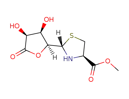 (2S,4R)-methyl 2-[((2S,3R,4S)-3,4-dihydroxy-5-oxo-tetrahydrofuran-2-yl)]-thiazolidine-4-carboxylate