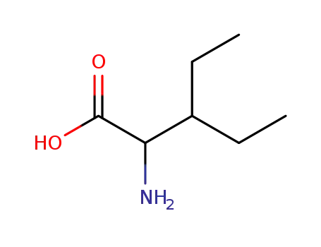 Molecular Structure of 14328-54-2 (2-AMINO-3-ETHYL-PENTANOIC ACID)