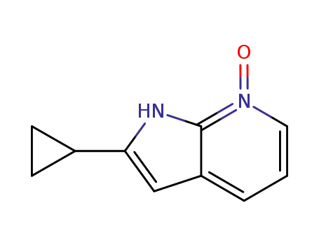 2-cyclopropyl-1H-pyrrolo[2,3-b]pyridine 7-oxide