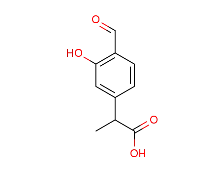 2-(4-formyl-3-hydroxyphenyl)propanoic acid
