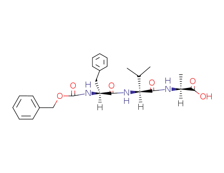 L-Alanine, N-[N-[N-[(phenylmethoxy)carbonyl]-L-phenylalanyl]-L-valyl]-
