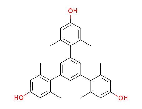 Molecular Structure of 1033846-72-8 (1,3,5-tris(2,6-dimethyl-4-hydroxyphenyl)benzene)