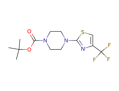 1-Piperazinecarboxylicacid, 4-[4-(trifluoromethyl)-2-thiazolyl]-, 1,1-dimethylethyl ester