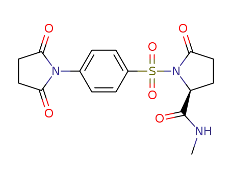 1-[4-(2,5-dioxopyrrolidin-1-yl)]-5-oxopyrrolidine-2-carboxylic acid methyl amide