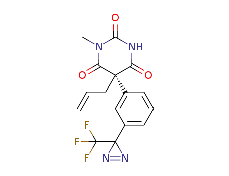 5-allyl-1-methyl-5-[3-(3-trifluoromethyl-3H-diazirin-3-yl)phenyl]pyrimidine-2,4,6-trione