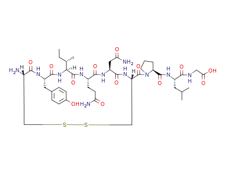 Molecular Structure of 4248-64-0 (Oxytocin (free acid))