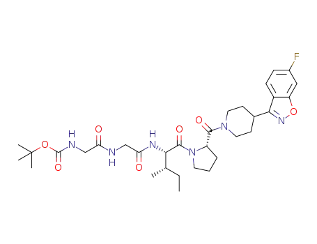 Molecular Structure of 1270202-35-1 (C<sub>32</sub>H<sub>45</sub>FN<sub>6</sub>O<sub>7</sub>)