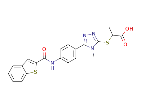 C<sub>21</sub>H<sub>18</sub>N<sub>4</sub>O<sub>3</sub>S<sub>2</sub>