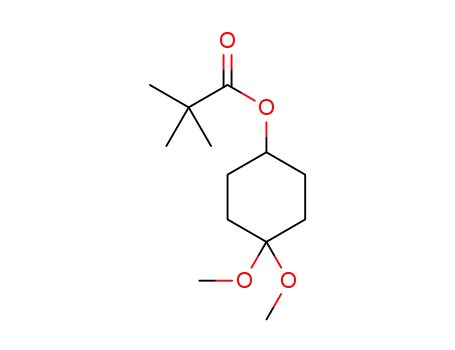 (+/-)-2,2-dimethylpropionic acid 4,4-dimethoxycyclohexyl ester