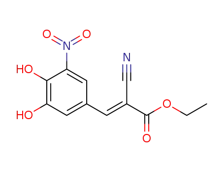 ethyl (2E)-2-cyano-3-(3,4-dihydroxy-5-nitrophenyl)prop-2-enoate