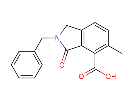 2-benzyl-5-methyl-3-oxo-2,3-dihydro-1H-isoindole-4-carboxylic acid