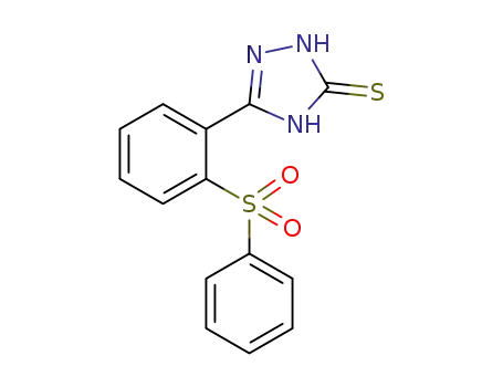 5-[2-(phenylsulfonyl)phenyl]-2,4-dihydro-3H-1,2,4-triazole-3-thione