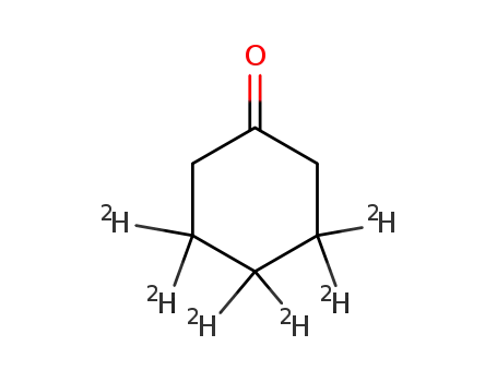 Molecular Structure of 54513-99-4 (CYCLOHEXANONE-3,3,4,4,5,5-D6)