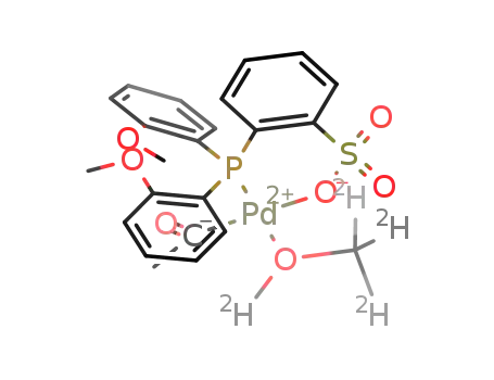 [Pd(methanol-d4)(acetyl)(2-(bis(2-methoxyphenyl)phosphonium)benzenesulfonate)]