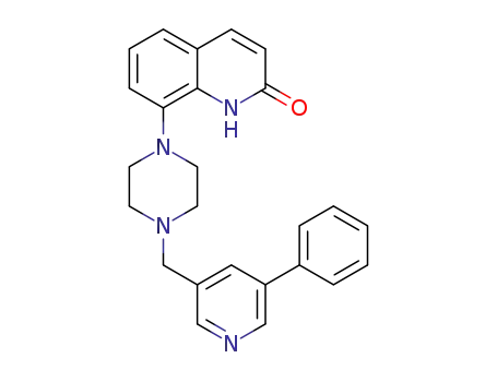 8-(4-((5-phenylpyridin-3-yl)methyl)piperazin-1-yl)quinolin-2(1H)-one