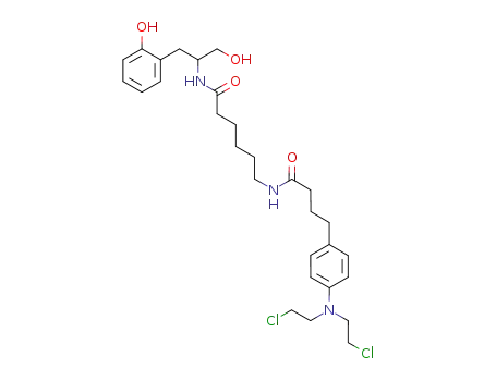N-[6-(N-chlorambucilamino)hexanoyl]-DL-o-tyrosinol