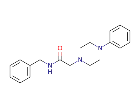 N-BENZYL-2- (4-PHENYLPIPERAZINO) 아 세타 미드