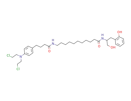 N-[11-(N-chlorambucilamino)undecanoyl]-DL-o-tyrosinol