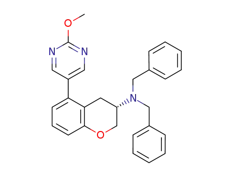 (3S)-N,N-dibenzyl-5-(2-methoxypyrimidin-5-yl)chroman-3-amine